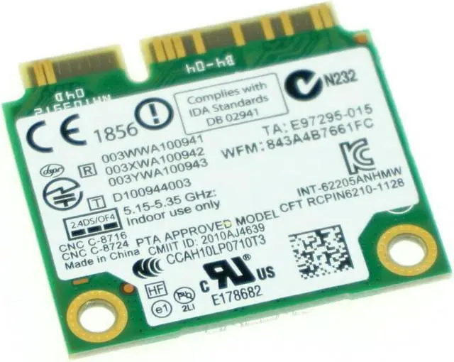 Alt view image 2 of 2 - 11S60Y3252 60Y3253 62205ANHMW LENOVO WIRELESS CARD THINKPAD W530 2441-45 (CA714)