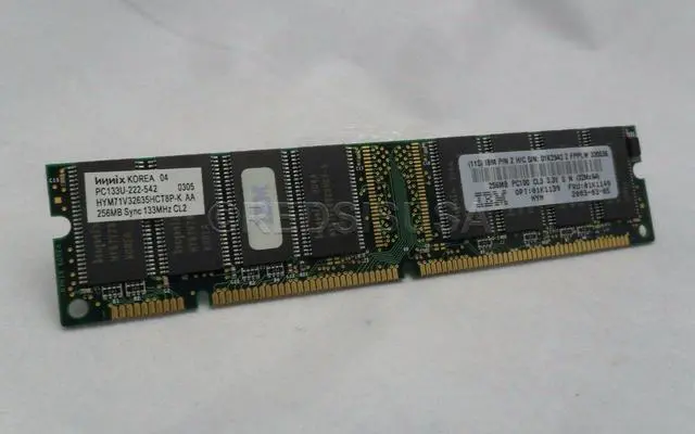 Alt view image 5 of 6 - MEMORY, HYNIX PC133U-222-542 256MB SYNC 133MHz CL2, 01K1149
