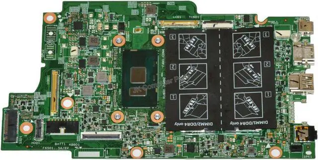 Alt view image 2 of 7 - Dell OEM Latitude 13 3379 Motherboard System Board  Intel Core i3 2GHz CPU NMKX7