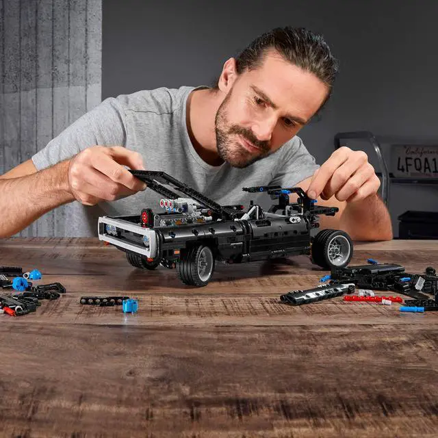 Alt view image 4 of 6 - LEGO Technic Fast & Furious Dom’s Dodge Charger 42111 Race Car Building Set, New 2020 (1,077 Pieces)