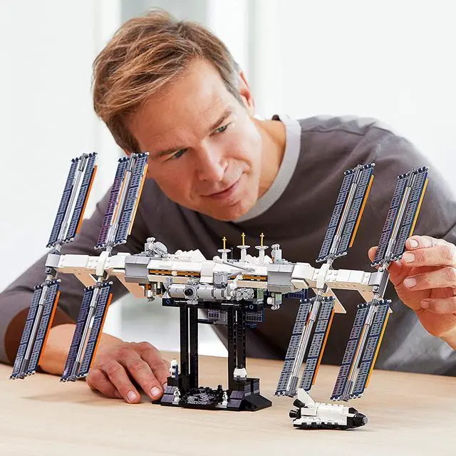 Alt view image 3 of 6 - LEGO Ideas International Space Station 21321 Building Kit, Adult Set for Display, Makes a Great Birthday Present, New 2020 (864 Pieces)