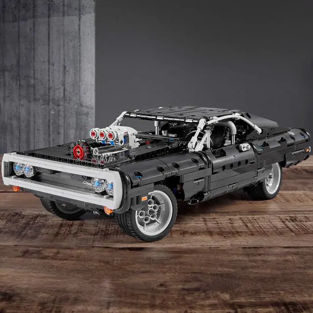 Alt view image 2 of 6 - LEGO Technic Fast & Furious Dom’s Dodge Charger 42111 Race Car Building Set, New 2020 (1,077 Pieces)