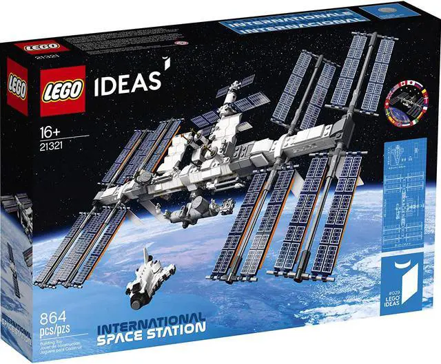 Alt view image 4 of 6 - LEGO Ideas International Space Station 21321 Building Kit, Adult Set for Display, Makes a Great Birthday Present, New 2020 (864 Pieces)