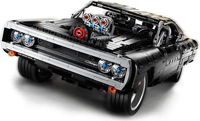 Alt view image 5 of 6 - LEGO Technic Fast & Furious Dom’s Dodge Charger 42111 Race Car Building Set, New 2020 (1,077 Pieces)