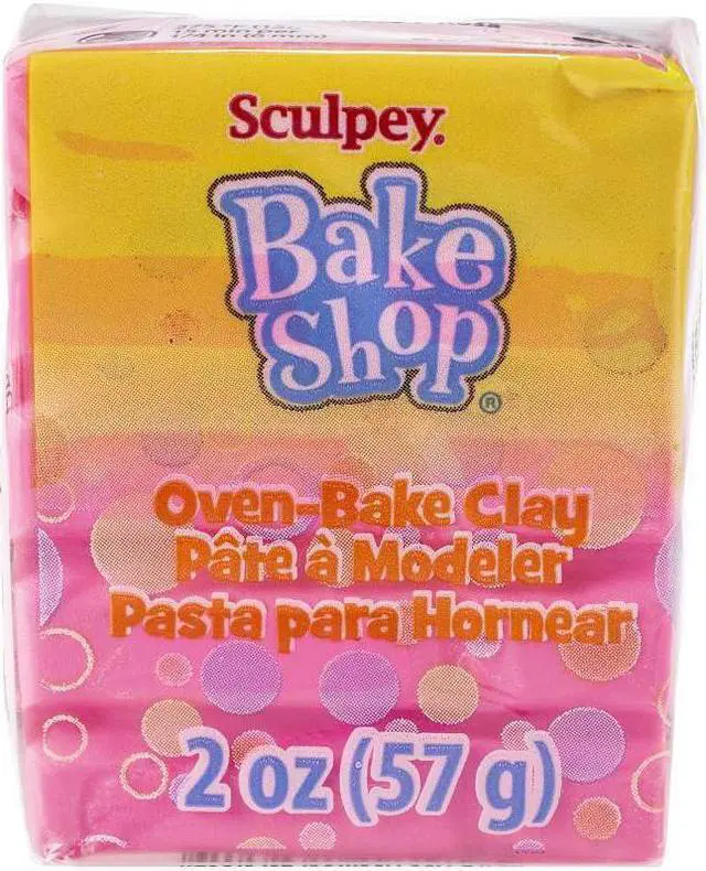 Main image of Sculpey Bake Shop Oven-Bake Clay 2oz Pink 715891181805