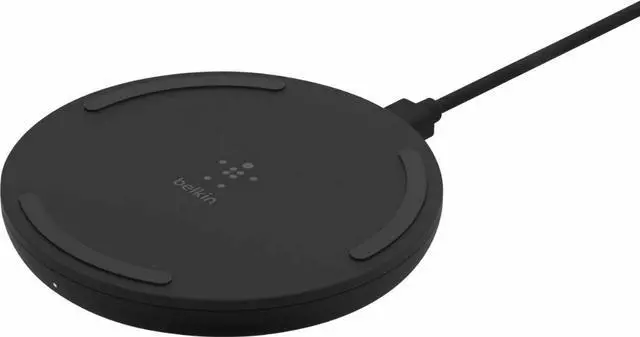 Alt view image 20 of 20 - BELKIN WIA001TTBK Black BOOST CHARGE 10W Wireless Charging Pad + QC 3.0 Wall Charger + Cable