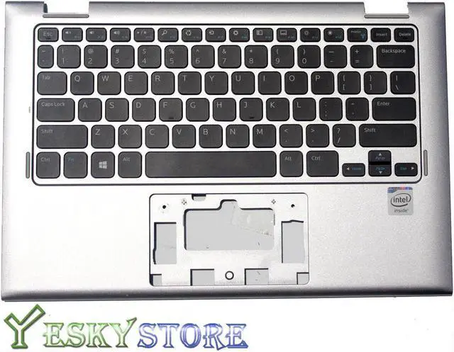 Alt view image 11 of 12 - New Dell OEM Inspiron 3147 3148 Palmrest Keyboard Assembly  No TP 7W4K6