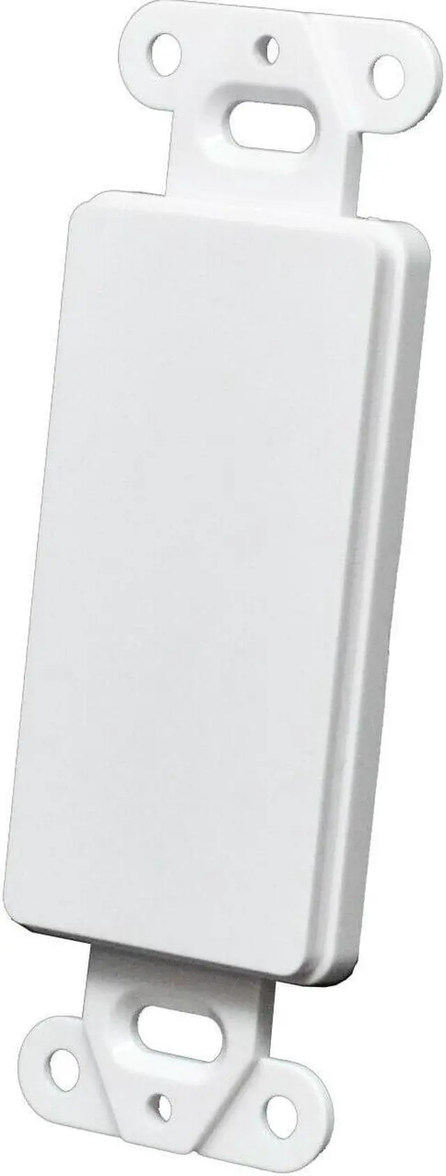 Alt view image 3 of 4 - 25Pcs 1 Gang Decorator Blank Wall Plate Insert White