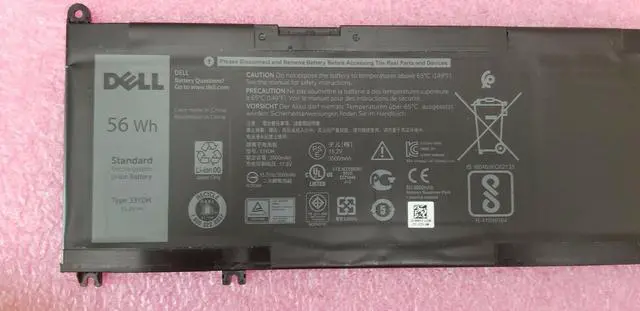 Alt view image 6 of 10 - Dell OEM Original Inspiron 7778 7779 Inspiron 7570/7573 56Wh Battery 33YDH