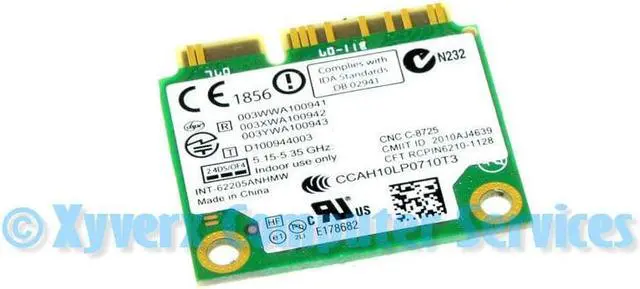 Alt view image 5 of 10 - Dell Latitude E6320 13.3" Laptop Wifi Wireless Card 62205ANHMW X9JDY 0X9JDY