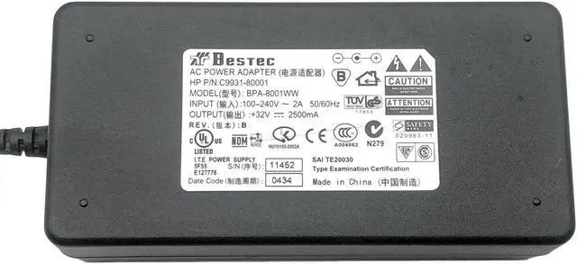 Alt view image 2 of 3 - AC Power Adapter C9931-80001 HP Scanjet 8200 8250 8290 scanner w/P.Cord