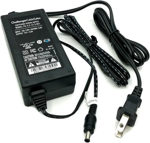 Main image of Challenger Cable Sales Switching Power Supply PS-3.3-12-3-DC1 12V 3.0A