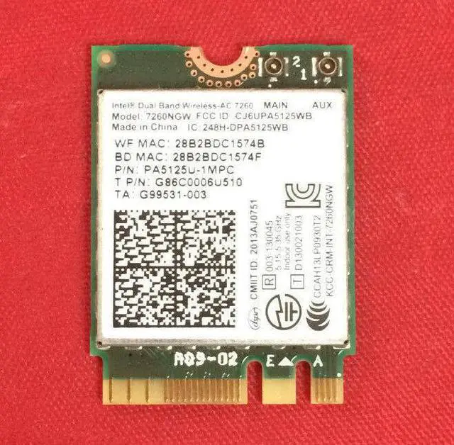 Main image of TOSHIBA SATELLITE P55T-B5262 WIFI BLUETOOTH CARD PA5125U-1MPC H000064990