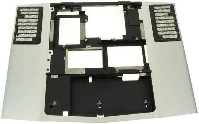 Alt view image 2 of 3 - New Silver OEM Alienware M17x Laptop Bottom Base Cover  Assembly Y727M
