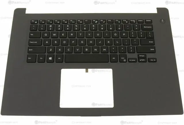Alt view image 6 of 10 - New Dell OEM Inspiron 7560 Palmrest Backlit Keyboard Assembly non-Backlit CCKPN