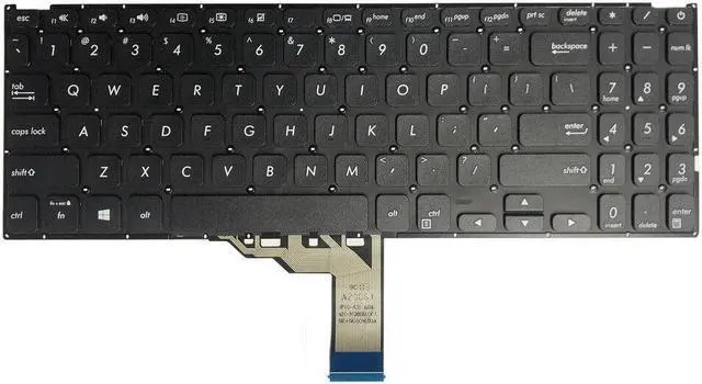 Main image of US Laptop keyboard Without Backlight Black for Asus Vivobook X512 X512UA X512DA