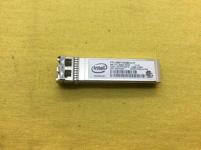 Alt view image 2 of 3 - Original Intel E10GSFPSR Intel 10G Ethernet SFP+ SR FTLX8571D3BCV-IT