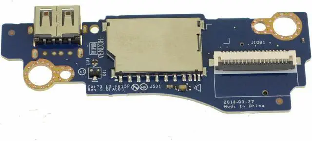 Alt view image 5 of 6 - Dell OEM G Series G3 3779 USB SD Card Reader IO Circuit Board 110K9