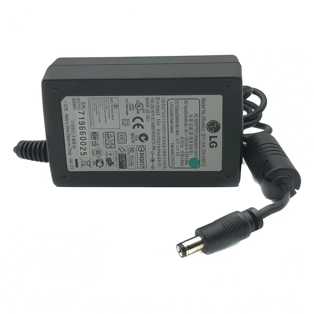 Alt view image 5 of 7 - Genuine LG AC Adapter Power Supply for External HDD WD Elements 3.5 WD My Book