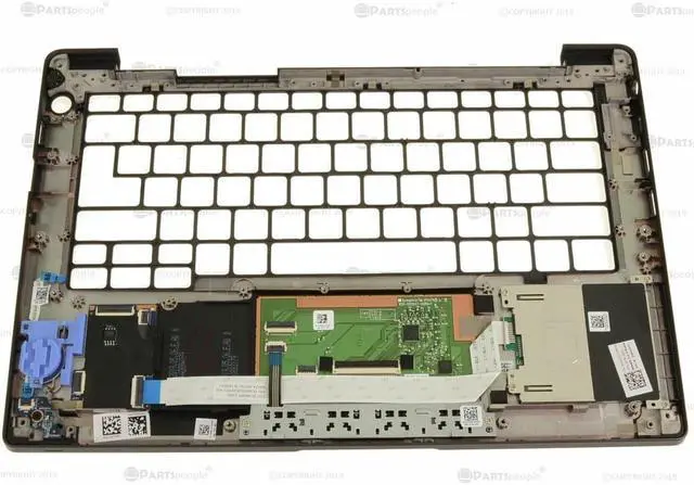 Alt view image 7 of 18 - New Dell OEM Latitude 7300 Palmrest Touchpad Assembly  Smart Card Reader W6GJY