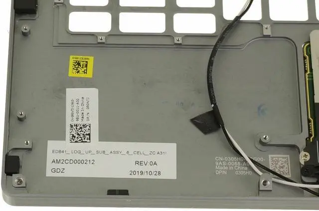 Alt view image 7 of 15 - Dell OEM Latitude 7400 2-in-1 Palmrest Touchpad Assembly Laptop Keyboard 305H0