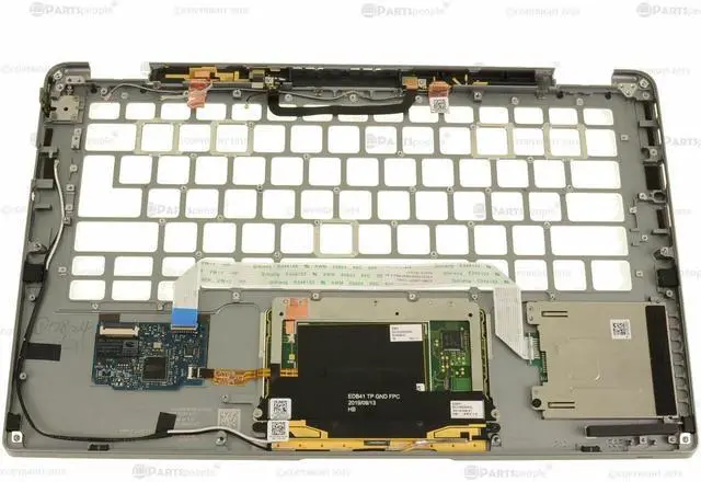 Alt view image 7 of 12 - Dell OEM Latitude 7400 2-in-1 Palmrest Touchpad Laptop Keyboard MH5X5NKB