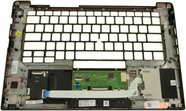 Alt view image 3 of 11 - Dell OEM Latitude 7490 Palmrest Touchpad Assembly  Smart Card Reader DJHRD