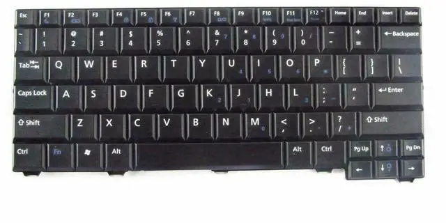 Alt view image 2 of 3 - LOT x 25 Dell Latitude 2100 2110 2120 US English Laptop Keyboard Black NW3XM