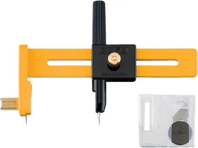 Main image of CMP-1 OLFA 6" Compass Circle Cutter for Art or Sewing, Pack of 1
