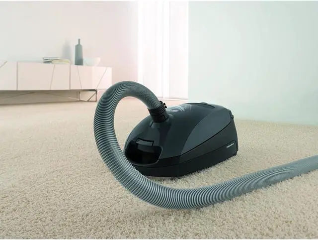 Alt view image 2 of 6 - Miele Grey Classic C1 Pure Suction Canister Vacuum Cleaner, Graphite