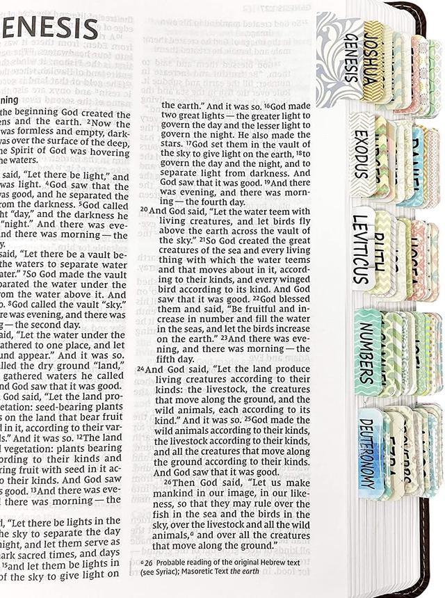 Mr. Pen- Bible Tabs, 75 Tabs, Laminated, Bible Journaling Supplies, Bible  Tabs Old and New Testament 