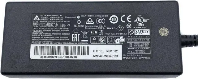 Alt view image 3 of 6 - NEW Genuine Delta ADP-50YH B For Dell Ultra-Slim S2330MX LED Monitor W/P.Cord