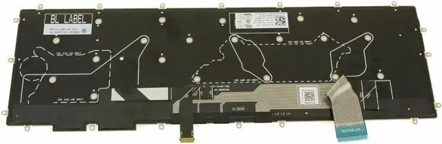 Alt view image 4 of 6 - New SPANISH OEM Alienware m17 m15 Backlit Laptop Keyboard Assembly  YD1G4