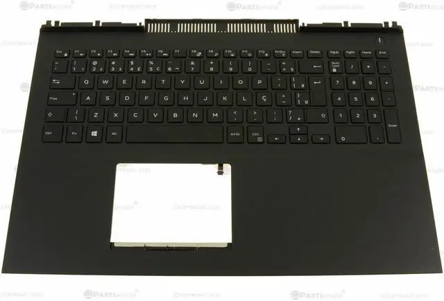 Alt view image 5 of 13 - Brazilian Dell OEM Inspiron 7567 7566 Palmrest Backlit Laptop Keyboard XW8N9
