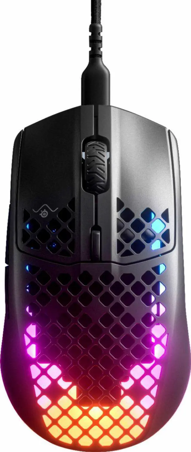 Alt view image 12 of 20 - SteelSeries Aerox 3 8500dpi Wired RGB Gaming Mouse 62599