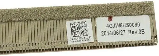 Alt view image 4 of 4 - Dell OEM Vostro 5470 CPU Heatsink Assembly for Discrete Nvidia Heatsink CYF59
