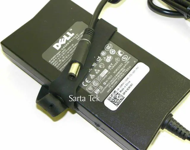 Alt view image 7 of 7 - Dell 130W Pa-4E Ac Adapter Wrhkw Vjch5 Ju012 63P9N Hg5D1-Large Tip 7.4 Mm