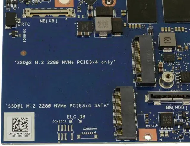 Alt view image 7 of 8 - Dell OEM Alienware m15 m17 Laptop Motherboard System Motherboard GW6VK