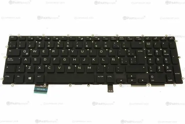 Alt view image 3 of 6 - New SPANISH OEM Alienware m17 m15 Backlit Laptop Keyboard Assembly  YD1G4