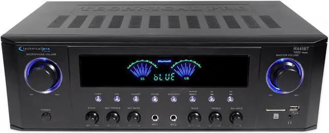 Alt view image 2 of 6 - RX45BT 5.2-Channel Home Theater Receiver with Bluetooth
