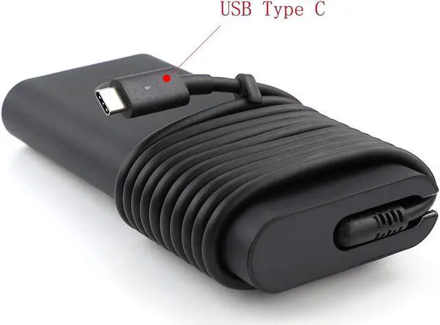 Alt view image 5 of 8 - New 130W USB Type C(USB-C) Laptop Charger for DELL XPS 15 9575 2-in-1, Precision 5530 2in1;130 Watt Power ac Adapter for 9575 4K Touch Screen