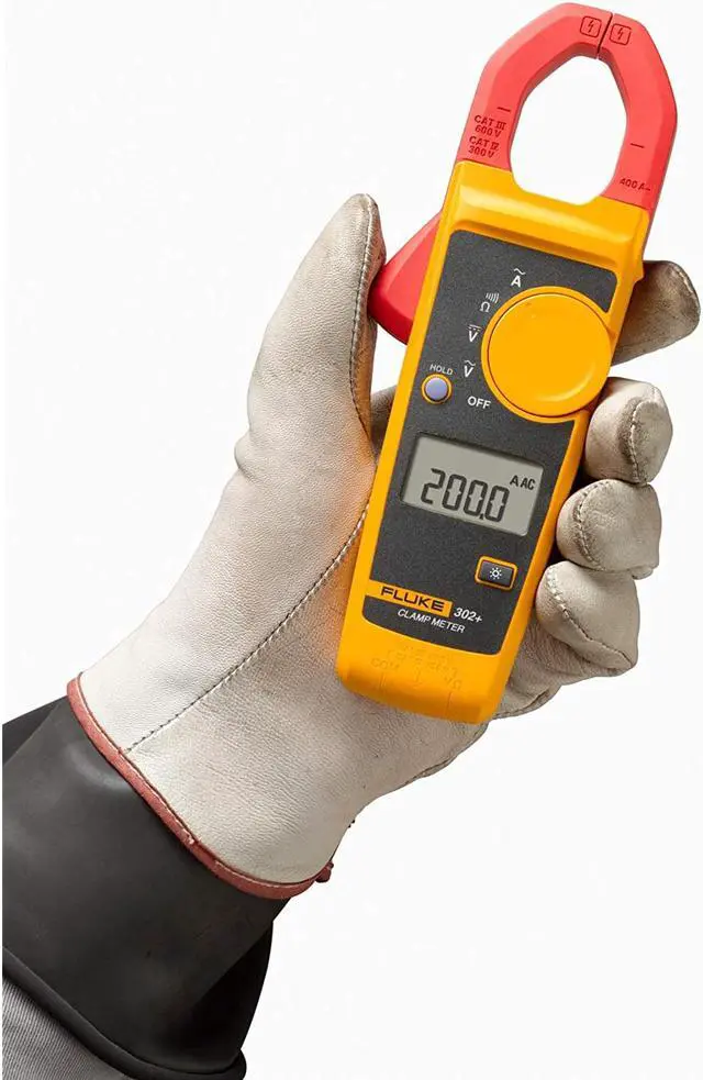 Alt view image 2 of 6 - Fluke 302+ 400AC Clamp Meter (FLUKE-302+/EM ESP)