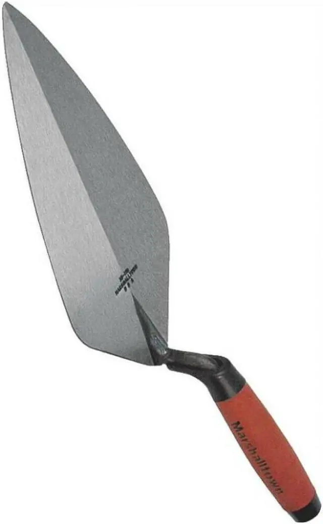 Alt view image 5 of 6 - MARSHALLTOWN 33 12FG Brick Trowel,London,12 x 5-1/8 In