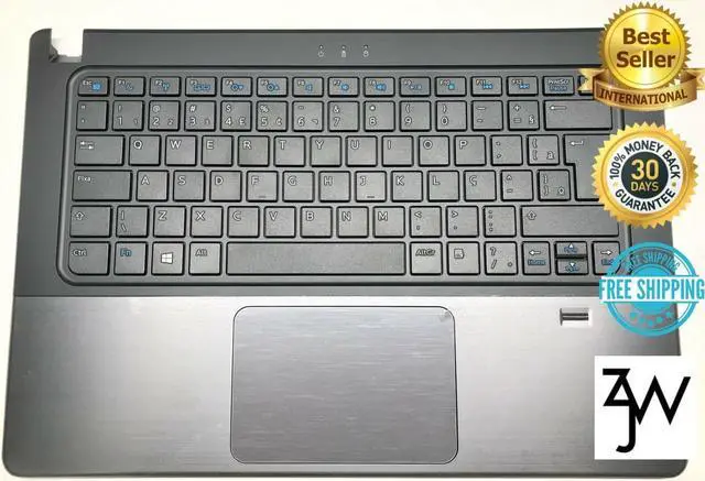Main image of NEW 763RY Dell Vostro 5480 Keyboard Palmrest Bezel Assy Portuguese Layout DXFPK