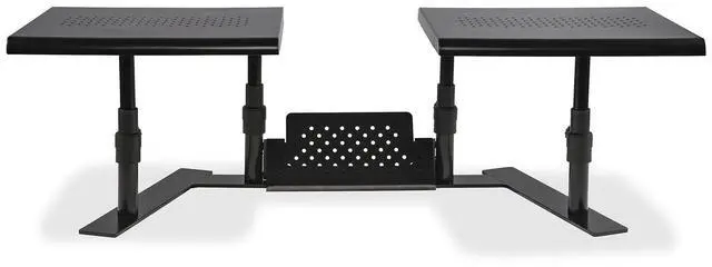 Alt view image 2 of 8 - Allsop 31883 Metal Art ErgoTwin Dual Monitor Stand