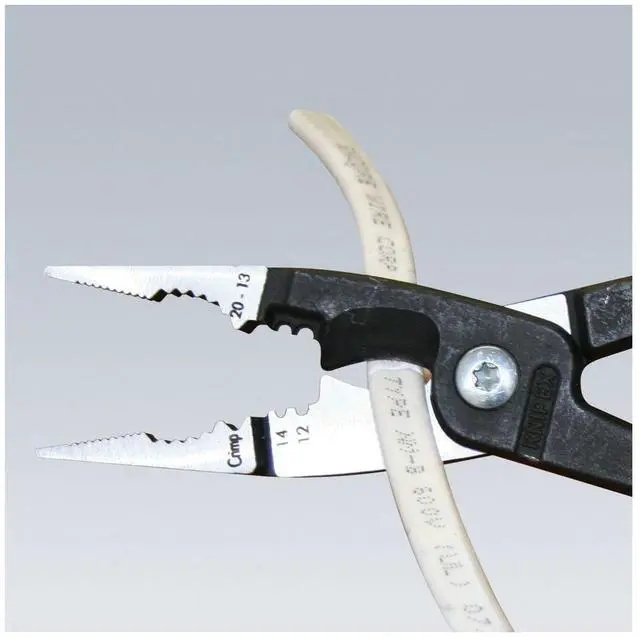 Alt view image 4 of 5 - KNIPEX 13 81 8 8" installation Pliers, Plastic Grip