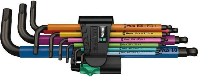 Main image of Wera 05 022669 001 05022669001 L-Key Set 3950 Spkl/9 Sm Metric Of Stainless