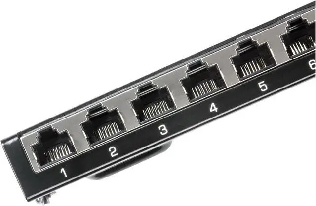 Alt view image 7 of 9 - TRENDnet TC-P12C6AS 12-Port Cat6A Shielded Wall Mount Patch Panel