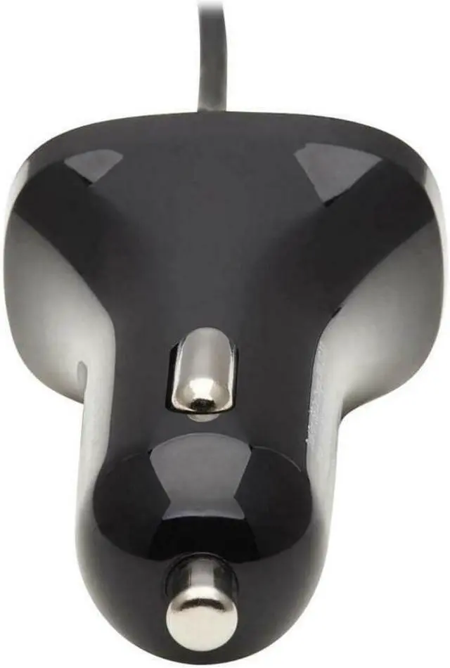 Alt view image 13 of 20 - Tripp Lite U280-C02-30W-C6 Black Dual-Port USB Car Charger with 30W Charging - USB-C (18W) QC 3.0, USB-A (12W), Coiled 6 ft.