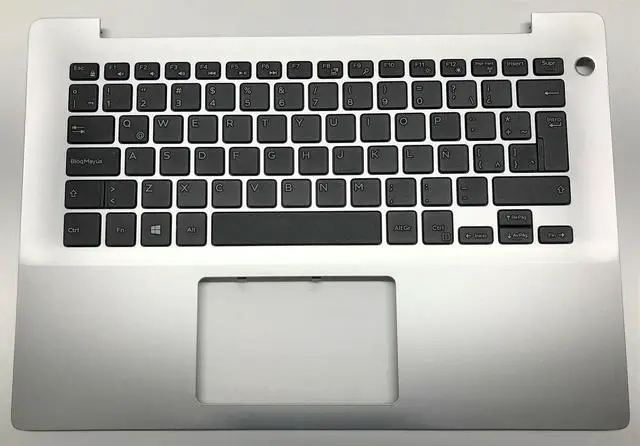 Alt view image 8 of 8 - New Spanish Dell OEM Inspiron 5485 Palmrest Spanish Keyboard Assembly 35T1P